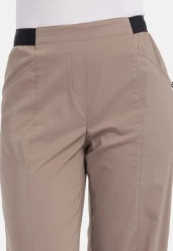 HELMIDGE Femme MIT ELASTISCHEM BUND Pantalon Classique Beige -HELMIDGE Soldes Boutique 00a513c54d3f457b9a2e12cc8da42792