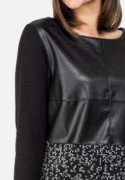 HELMIDGE Femme A LINIEN Robe De Jour Schwarz 11 HELMIDGE Femme A LINIEN Robe De Jour Schwarz -HELMIDGE Soldes Boutique 03593ed3ca88450aac4aca388731cfad