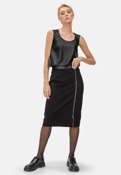 HELMIDGE Débardeur Schwarz Femme