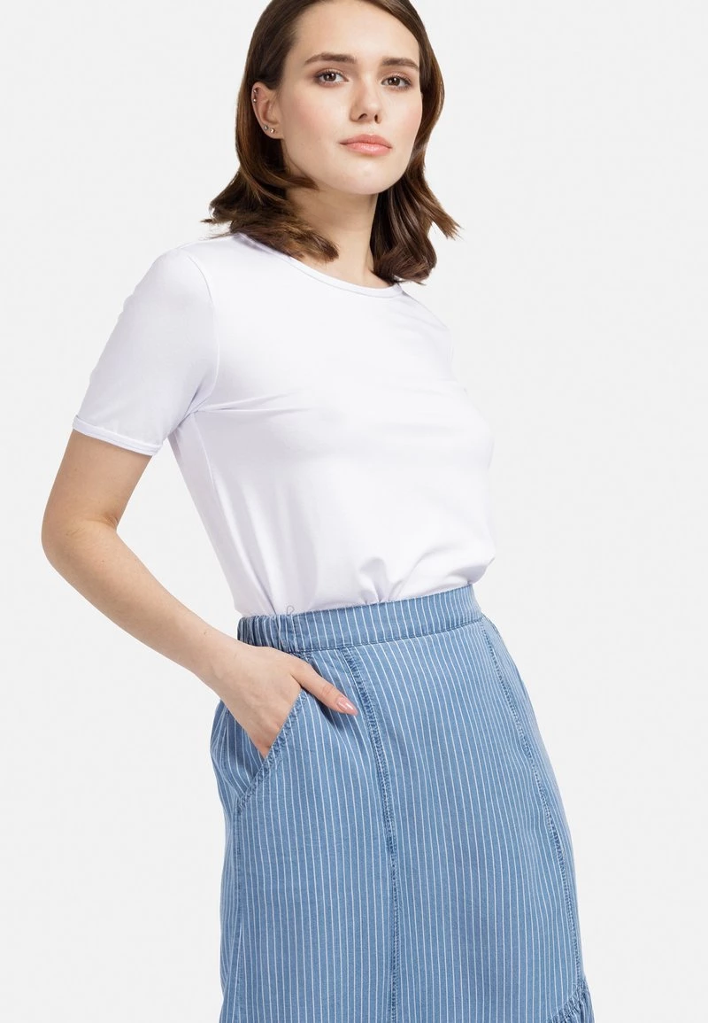 HELMIDGE T Shirt Basique Weiss Femme 6 HELMIDGE T Shirt Basique Weiss Femme – Image 4