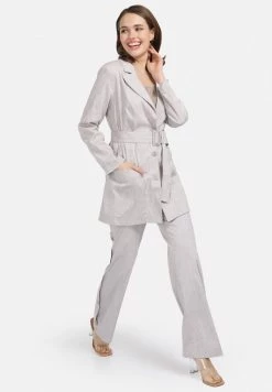 HELMIDGE Femme Manteau Court Beige -HELMIDGE Soldes Boutique 05b86d090d9445788037e1aad30a9443