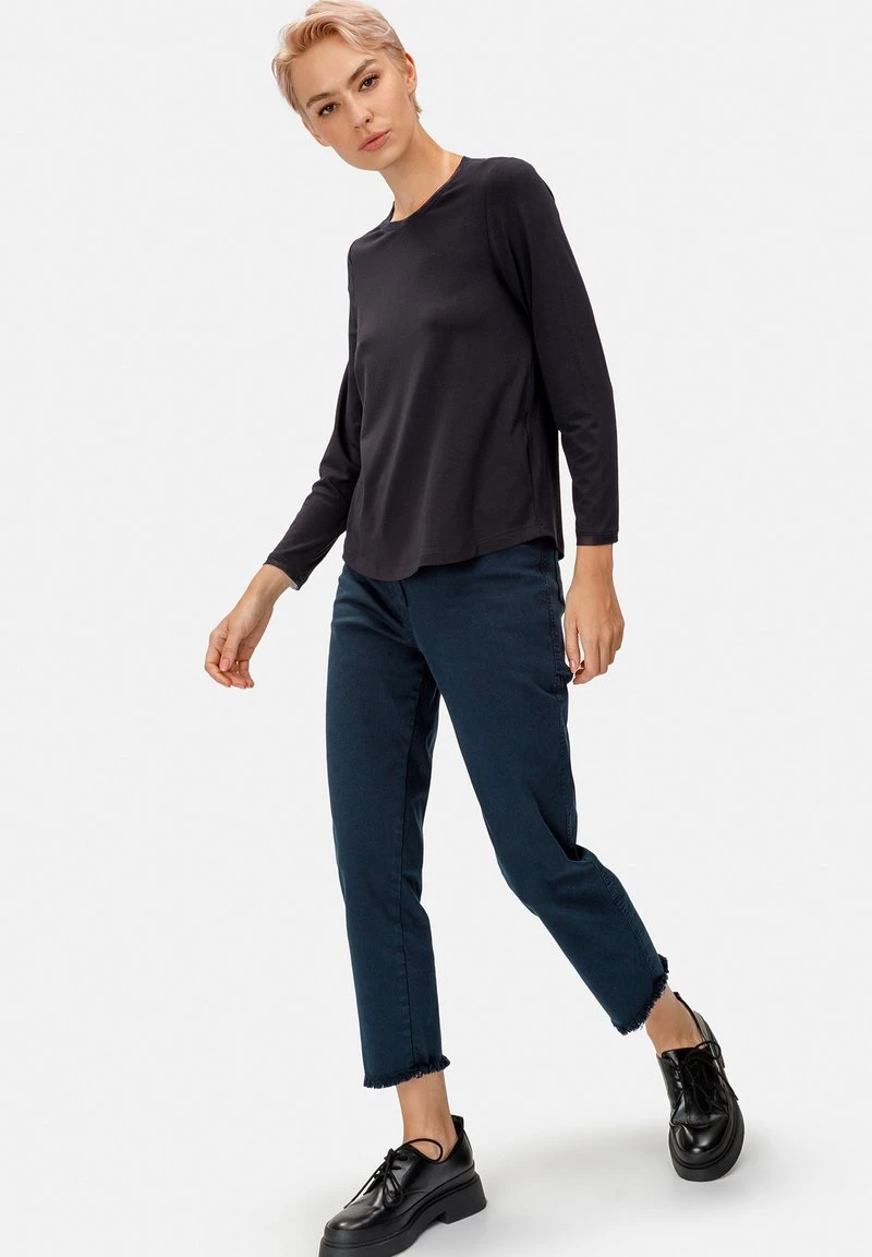 HELMIDGE Femme T Shirt à Manches Longues Blau 3 HELMIDGE Femme T Shirt à Manches Longues Blau