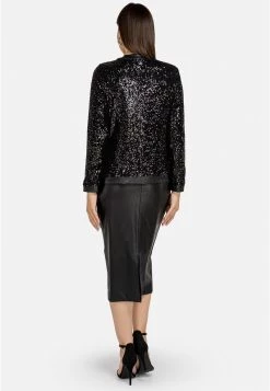 HELMIDGE Femme Blazer Black -HELMIDGE Soldes Boutique 074af5a5e6e6412596614cb47f512fa8