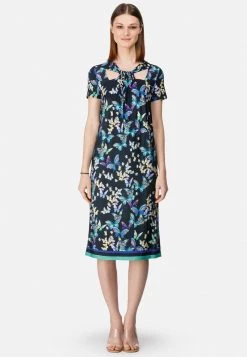 HELMIDGE Femme Robe De Jour Blau