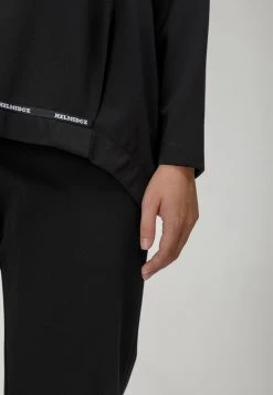 HELMIDGE Sweatshirt Schwarz Femme -HELMIDGE Soldes Boutique 08ab4254b3c842f790a91c5e702d2dcc