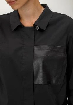 HELMIDGE Chemisier Schwarz Femme -HELMIDGE Soldes Boutique 08be9954b6964f62abbe3d69705e579d