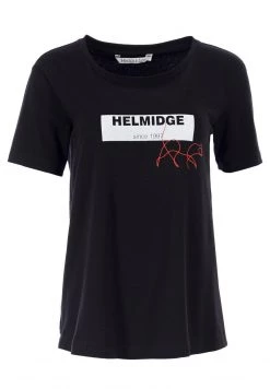 HELMIDGE Femme T Shirt Imprimé Schwarz -HELMIDGE Soldes Boutique 0931b092399942b9b2df58a4298ea049