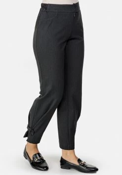 HELMIDGE Femme Pantalon Classique Dunkel Grau -HELMIDGE Soldes Boutique 0b17fc3043864fc0ac9b7f395add59fd