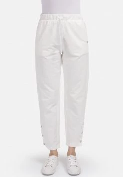 HELMIDGE Femme Pantalon De Survêtement Milchig
