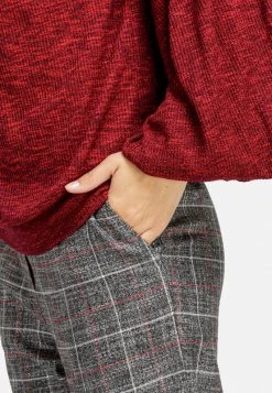 HELMIDGE Femme STOFFHOSE Pantalon Classique Grau -HELMIDGE Soldes Boutique 0cdcb22fcc134b3ebaae81de5e5a3dd8