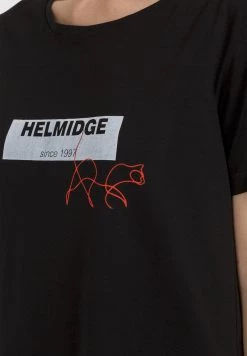 HELMIDGE Femme T Shirt Imprimé Schwarz -HELMIDGE Soldes Boutique 0d25880c57d74528beb771c9e56367ae