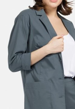 HELMIDGE MIT REVERSKRAGEN Manteau Court Dunkel Grun Femme -HELMIDGE Soldes Boutique 0d61318b7adc45fa876ec537ef3d02eb