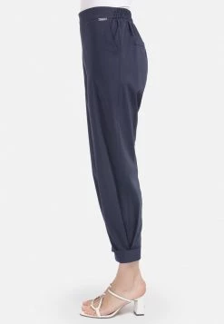 HELMIDGE Femme Pantalon Classique Dunkel Blau -HELMIDGE Soldes Boutique 0f73b570e3614347b9be1fbcf7917f35