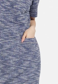 HELMIDGE Femme Robe Pull Hellblau -HELMIDGE Soldes Boutique 0fda445ae13247dfa9505231d24e291a