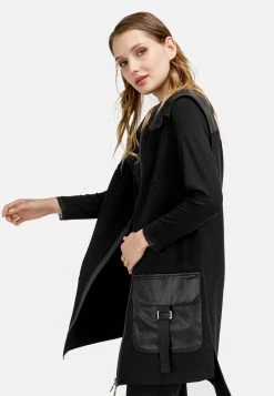 HELMIDGE Femme Veste Sans Manches Schwarz -HELMIDGE Soldes Boutique 11062f9cca2f470fb30e98f92785ed73
