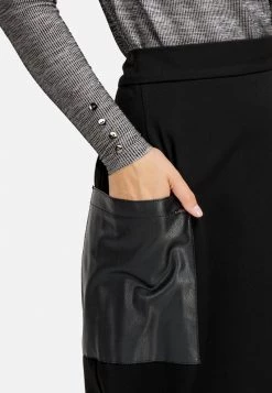 HELMIDGE Femme FALTENROCK Jupe Trapèze Schwarz 12 HELMIDGE Femme FALTENROCK Jupe Trapèze Schwarz -HELMIDGE Soldes Boutique 111299d24c384190819758e4ce8c218f