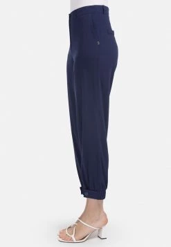 HELMIDGE Pantalon Classique Dunkel Blau Femme -HELMIDGE Soldes Boutique 11cdd7f1f6854bc2882d2da4dae71527