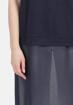 HELMIDGE KURZARMBLUSE BLUSE Blouse Blau Femme -HELMIDGE Soldes Boutique 13a7313bcf474d2480c4daf7fc9976ad