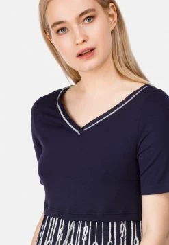 HELMIDGE Femme Robe De Jour Blau -HELMIDGE Soldes Boutique 15de4acca3014e1094478eb048be1c0c