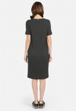 HELMIDGE Femme Robe Fourreau Dunkel Khaki -HELMIDGE Soldes Boutique 15f5f7f624d34c539a98f8cfb157ba90