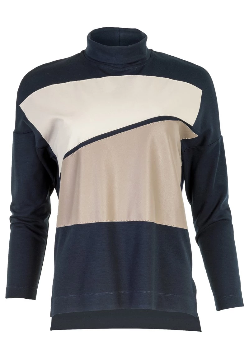 HELMIDGE Femme Sweatshirt Blau 7 HELMIDGE Femme Sweatshirt Blau – Image 5