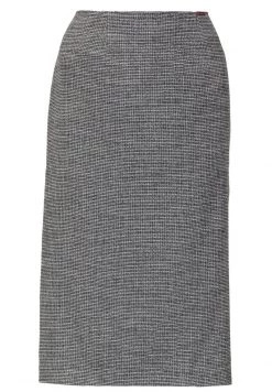 HELMIDGE MIDI Jupe Trapèze Schwarz Grau Femme -HELMIDGE Soldes Boutique 18e7888fcc494dac9b78322c78c5065c