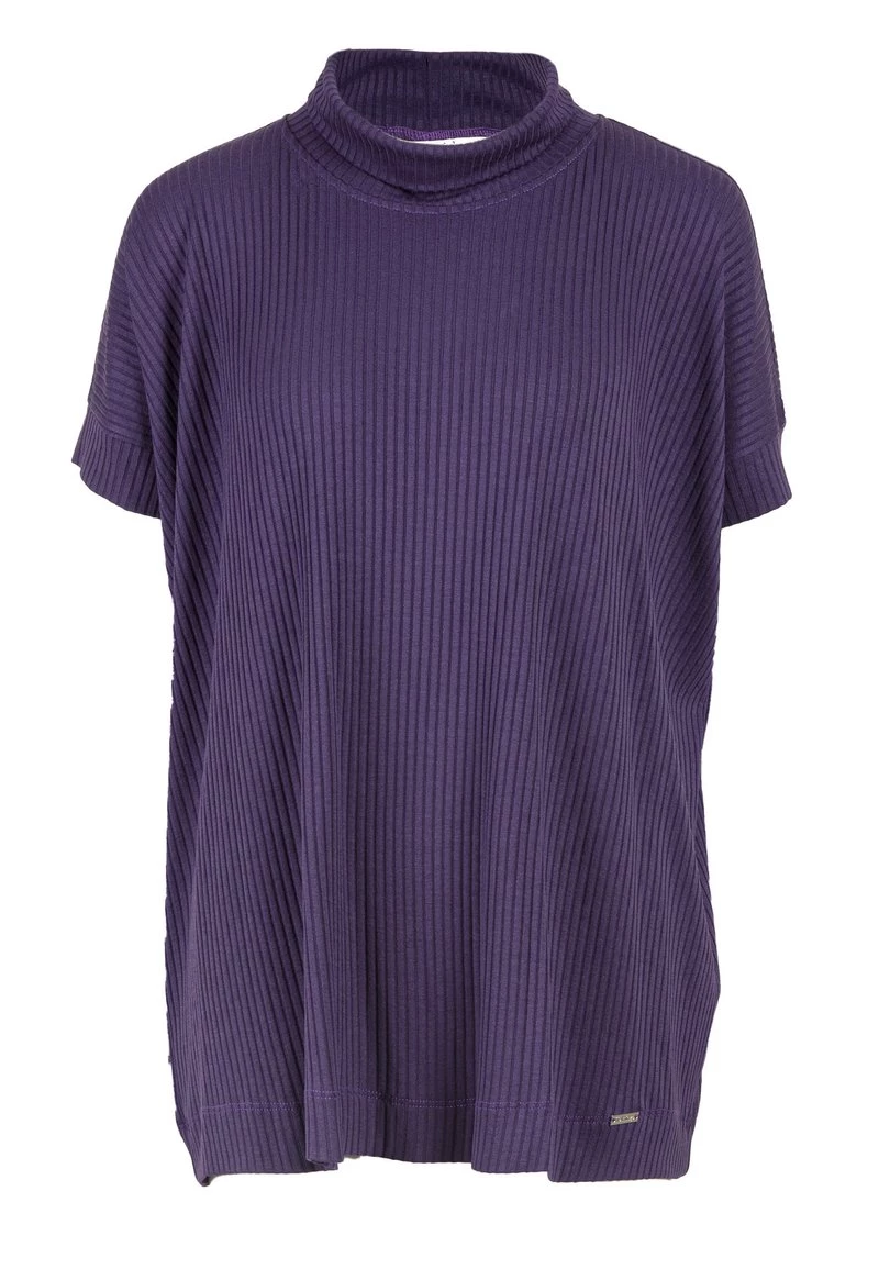 HELMIDGE Femme T Shirt Imprimé Lila 7 HELMIDGE Femme T Shirt Imprimé Lila – Image 5