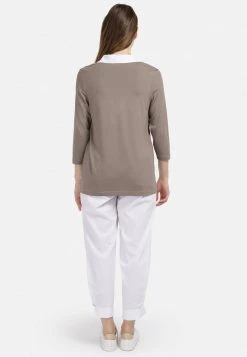 HELMIDGE KRAGEN Blouse Beige Femme -HELMIDGE Soldes Boutique 1d569fb50d464fc68a1a9901a0937c04