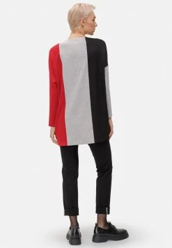 HELMIDGE Femme Blouse Rot Schwarz -HELMIDGE Soldes Boutique 1d57dcf1ae174e328412aa04e6c2b252