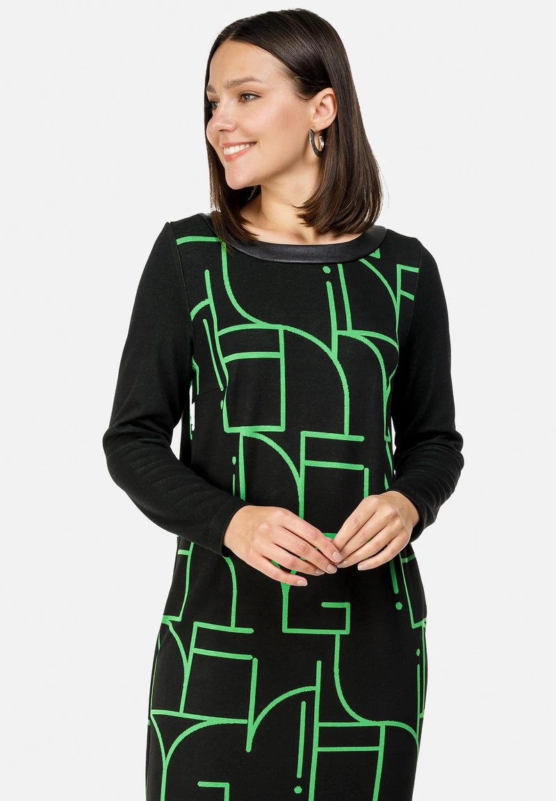 HELMIDGE Femme Robe En Jersey Schwarz 5 HELMIDGE Femme Robe En Jersey Schwarz – Image 3