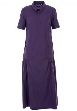 HELMIDGE Femme Robe Chemise Lila -HELMIDGE Soldes Boutique 21f3bc3bf62c4c6e8caab19ad5b644ea