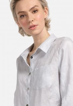 HELMIDGE Chemisier Hellgrau Femme -HELMIDGE Soldes Boutique 222ad7d540b04d39bdc1bf074fbb8e35