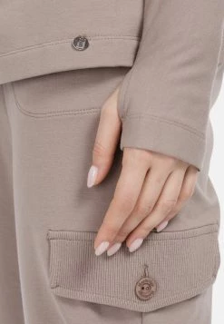 HELMIDGE Femme Sweatshirt Beige -HELMIDGE Soldes Boutique 2246ac8bb4764fbb8d9bb7a8201ab9c0