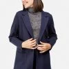HELMIDGE Femme Manteau Court Dunkel Blau