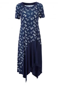 HELMIDGE Femme Robe De Jour Blau -HELMIDGE Soldes Boutique 25d206194cd54d5998feba5ef800eced