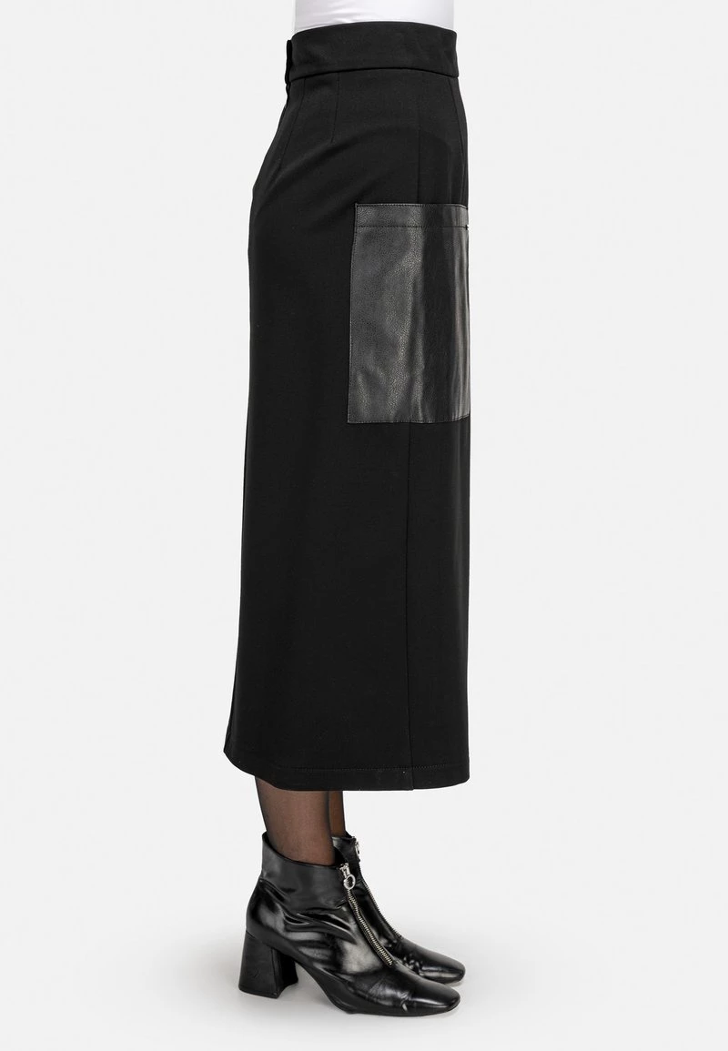 HELMIDGE Femme FALTENROCK Jupe Trapèze Schwarz 8 HELMIDGE Femme FALTENROCK Jupe Trapèze Schwarz – Image 6