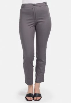 HELMIDGE Femme Pantalon Classique Dunkel Grau