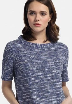 HELMIDGE Femme Robe Pull Hellblau -HELMIDGE Soldes Boutique 274b9fcfb11749cfa259f53c16fa7672