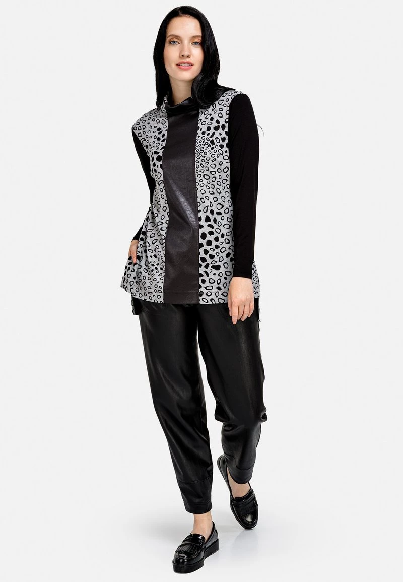 HELMIDGE LEDERHOSE Pantalon En Cuir Schwarz Femme 4 HELMIDGE LEDERHOSE Pantalon En Cuir Schwarz Femme – Image 2