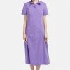 HELMIDGE Femme Robe Chemise Helllila 2 HELMIDGE Femme Robe Chemise Helllila -HELMIDGE Soldes Boutique 299a2db9c3cf4c948985e404c9ffe6d7