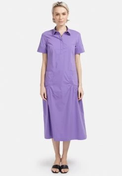 HELMIDGE Femme Robe Chemise Helllila