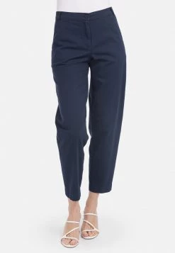 HELMIDGE Pantalon Classique Dunkel Blau Femme