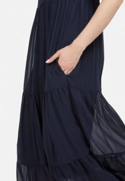 HELMIDGE Robe Longue Dunkel Blau Femme -HELMIDGE Soldes Boutique 307e9f42c5464fdea228d5f2fbc944c0