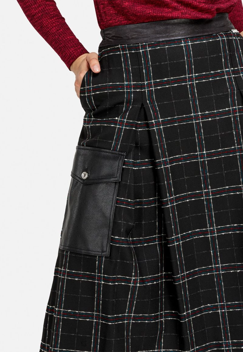 HELMIDGE KAROROCK Jupe Plissée Schwarz Femme 7 HELMIDGE KAROROCK Jupe Plissée Schwarz Femme – Image 5