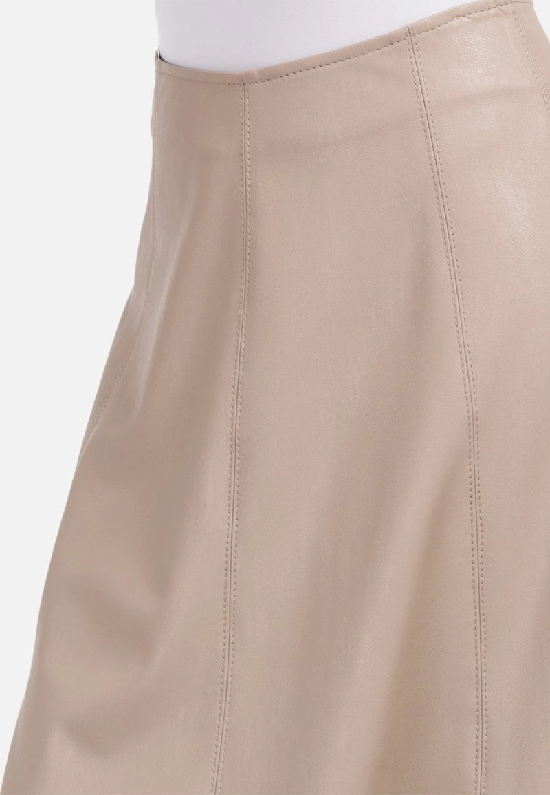 HELMIDGE Femme Jupe Trapèze Beige 6 HELMIDGE Femme Jupe Trapèze Beige – Image 4