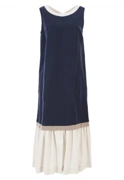 HELMIDGE Femme Robe De Jour Blau 13 HELMIDGE Femme Robe De Jour Blau -HELMIDGE Soldes Boutique 36aa41948d674e0384f200650b5da156