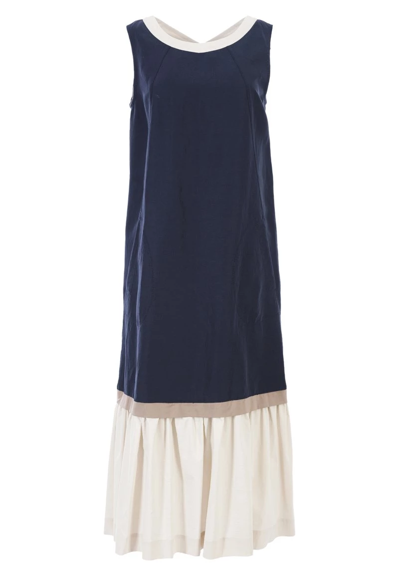 HELMIDGE Femme Robe De Jour Blau 8 HELMIDGE Femme Robe De Jour Blau – Image 6