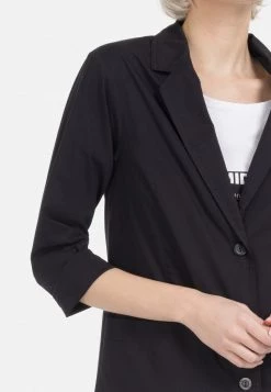 HELMIDGE MIT REVERSKRAGEN Manteau Court Schwarz Femme -HELMIDGE Soldes Boutique 37a351306d474c1a972f0fc51dc6474f