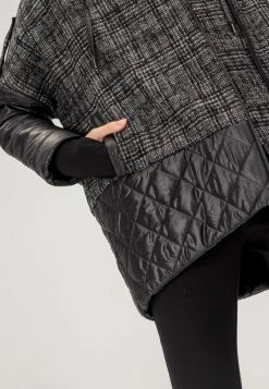 HELMIDGE KURZEJACKE KURZEJACKE Veste D'hiver Schwarz Grau Femme 10 HELMIDGE KURZEJACKE KURZEJACKE Veste D'hiver Schwarz Grau Femme -HELMIDGE Soldes Boutique 383598a3f34f4f439dfcf010f0d33f68