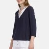 HELMIDGE Femme KRAGEN Blouse Blue -HELMIDGE Soldes Boutique 38c06a8d583342fa866ba5eb7d4709a2